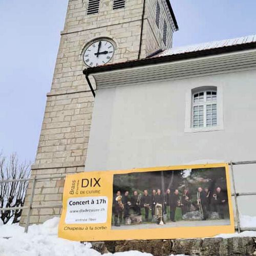 Dimanche 29 janvier 2023 au Temple de Sainte-Croix (Photo : O. Baudraz)