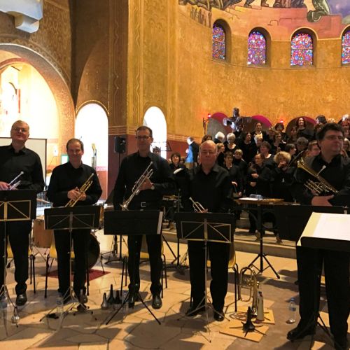 Concert (Gloria de Rutter) à Dijon en France en avril 2019