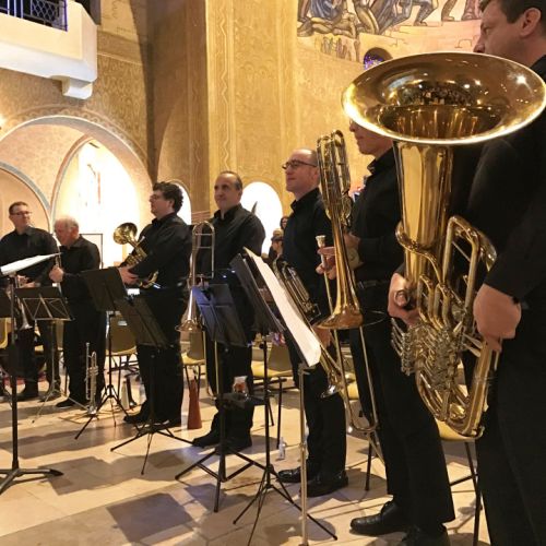 Concert (Gloria de Rutter) à Dijon en France en avril 2019