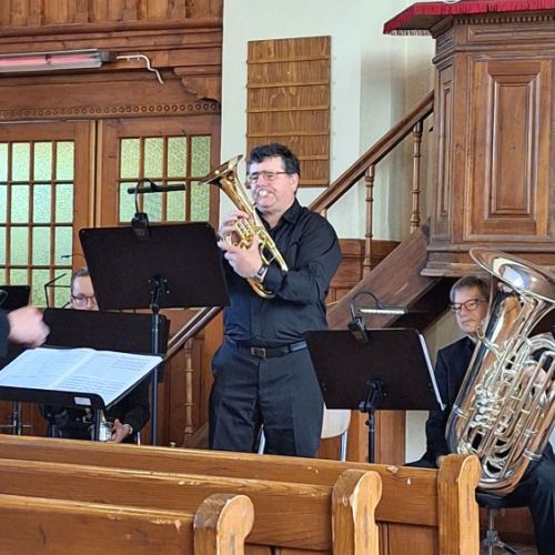 Concert de Provence : solo de P-A. Pellet 'Stardust' de H. Carmichael (Photo : M. Rey)