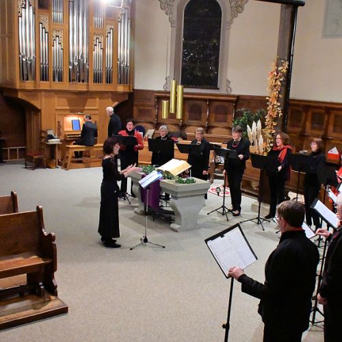Yann Labanvoye organiste et la chorale Fédachor : création en avant-première 'Veni Creator Spiritus'