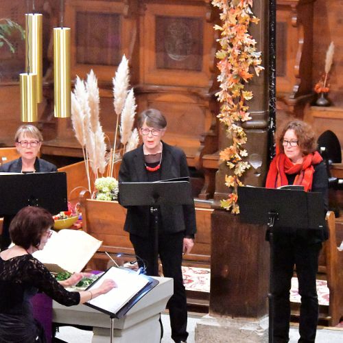 1ère partie du concert : l'ensemble choral Fédachor